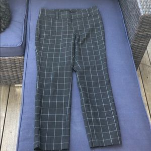 Calvin Klein Black and White stripped pants